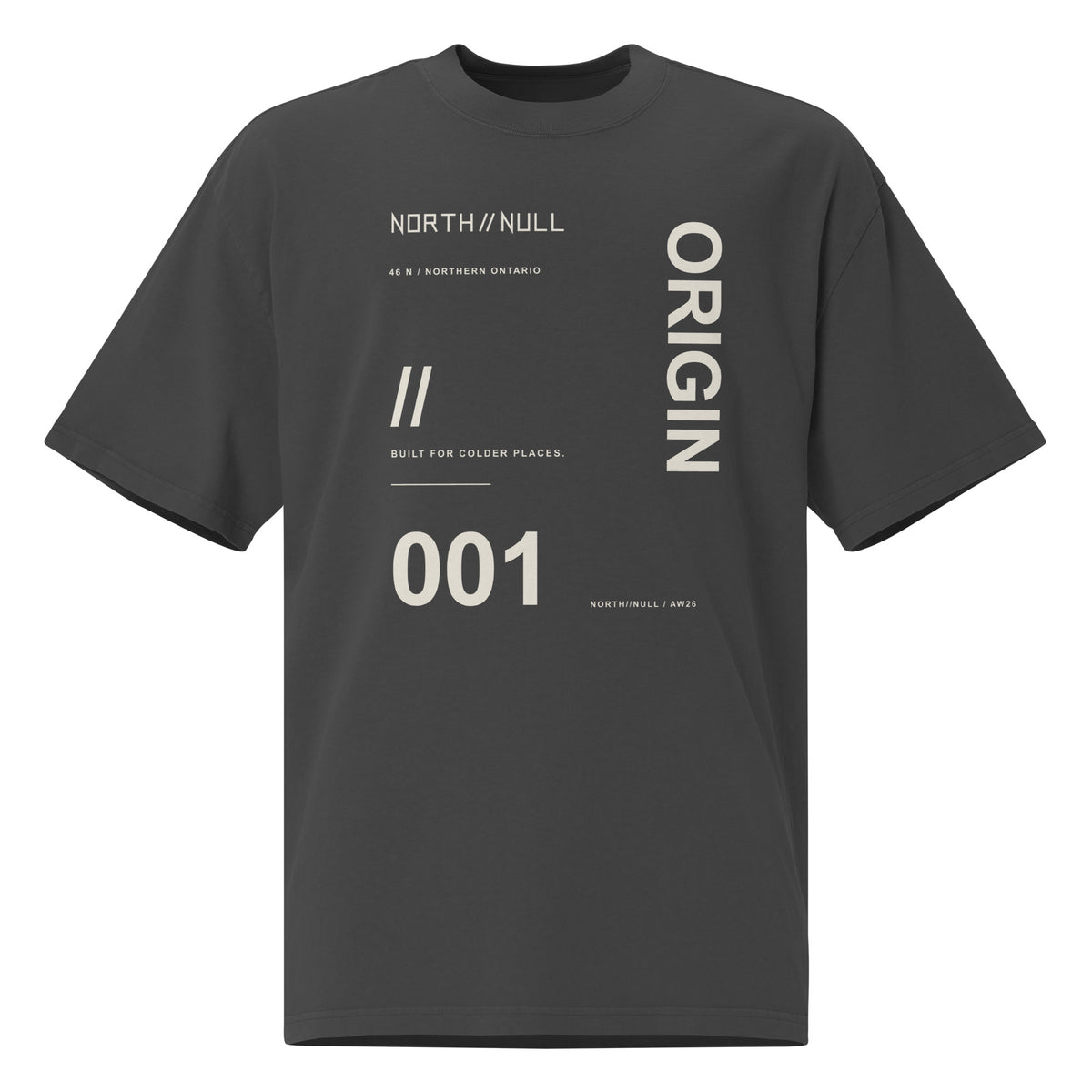 N02 — ORIGIN TEE BLACK