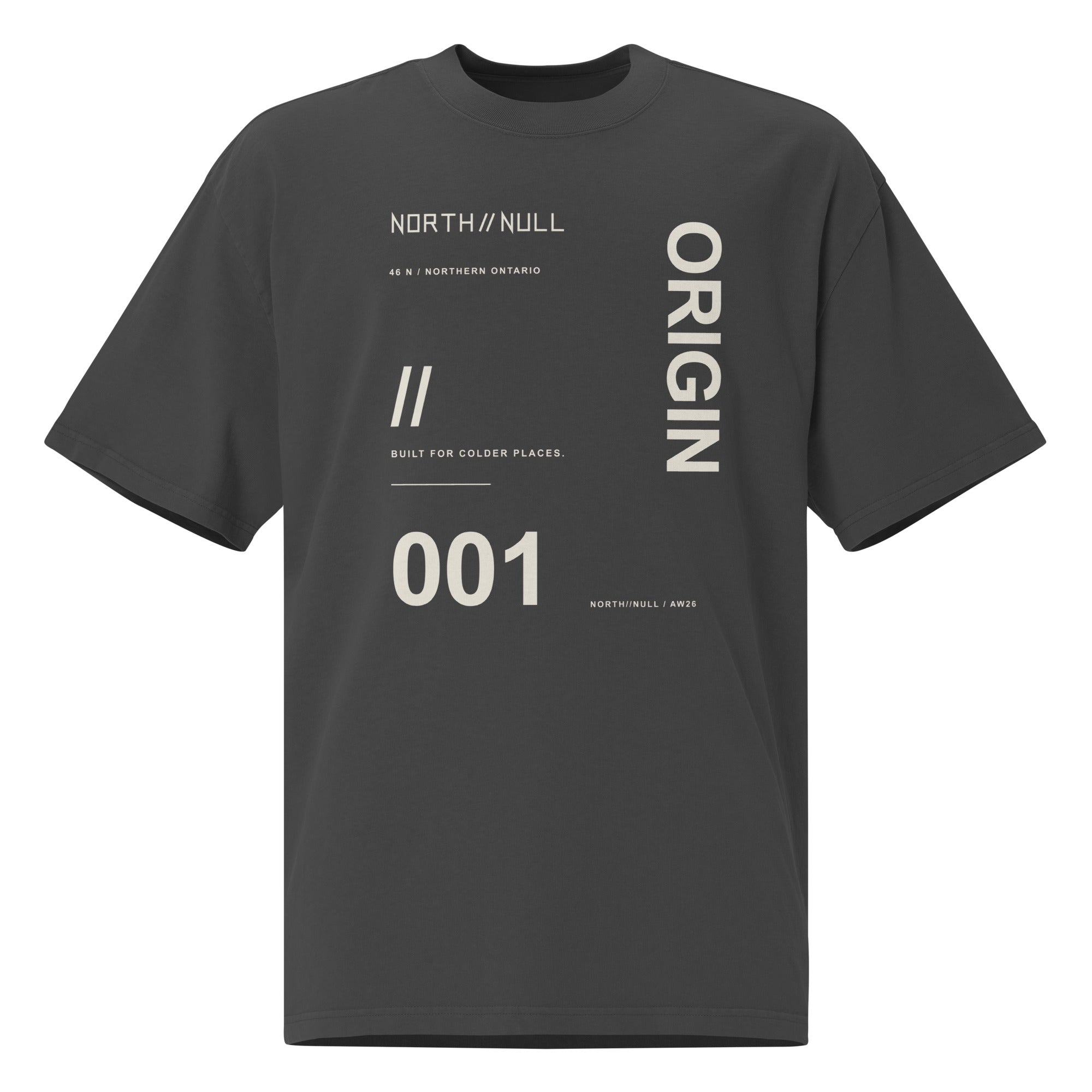 N02 — ORIGIN TEE BLACK