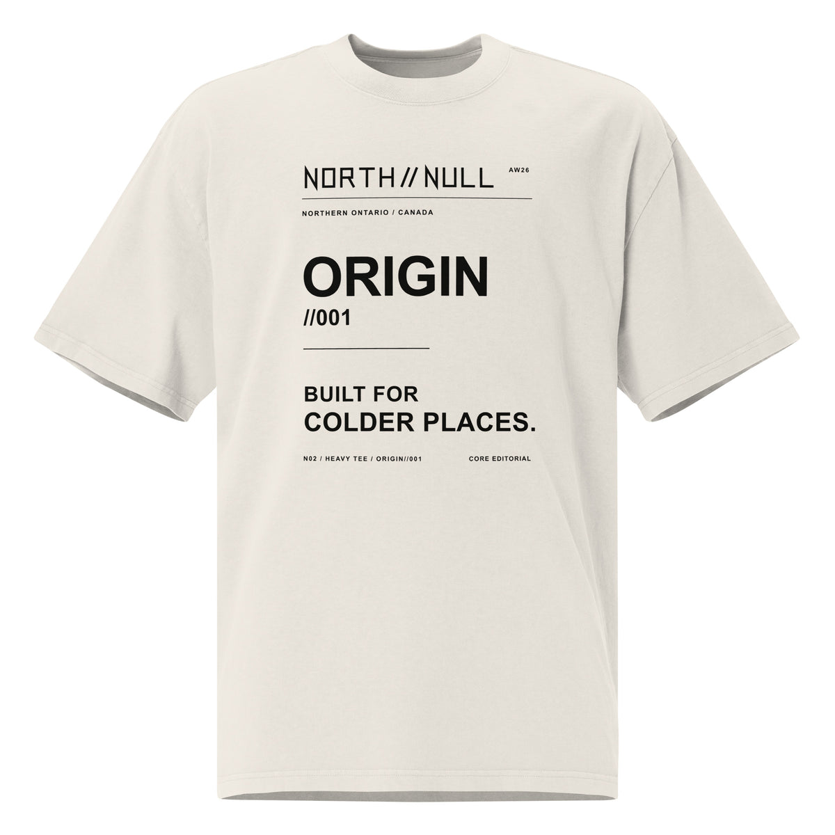 N06 — ORIGIN TEE WHITE